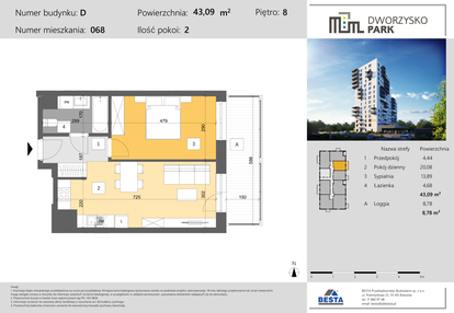 Mieszkanie w inwestycji: Dworzysko Park - Etap III