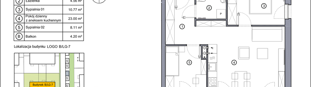 Mieszkanie w inwestycji: os. Linea w Buku