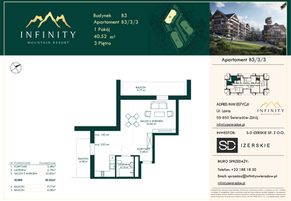 Mieszkanie w inwestycji: Infinity Mountain Resort