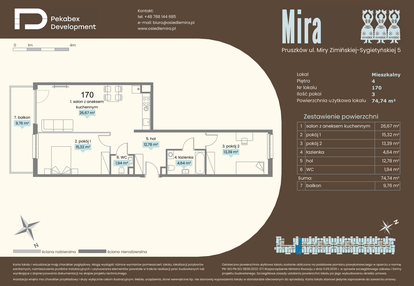Mieszkanie w inwestycji: Mira