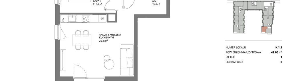 Mieszkanie w inwestycji: Łopuszańska 47 - etap 3