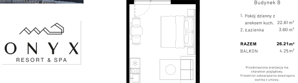 Mieszkanie w inwestycji: Onyx Resort & Spa