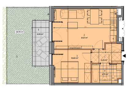 Mieszkanie w inwestycji: Partynice House II budynek P i R