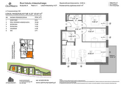 Mieszkanie w inwestycji: Och!Widzew