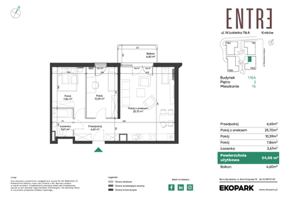 Mieszkanie w inwestycji: Entre