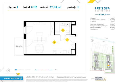 Mieszkanie w inwestycji: Let's Sea Baltic Park II