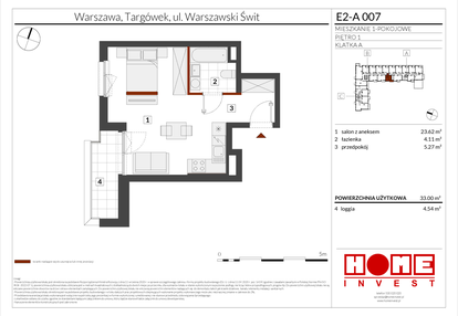 Mieszkanie w inwestycji: Warszawski Świt etap XI