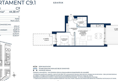 Mieszkanie w inwestycji: Sol Marina etap III