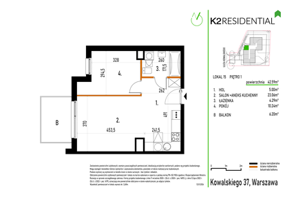 Mieszkanie w inwestycji: Kowalskiego 37