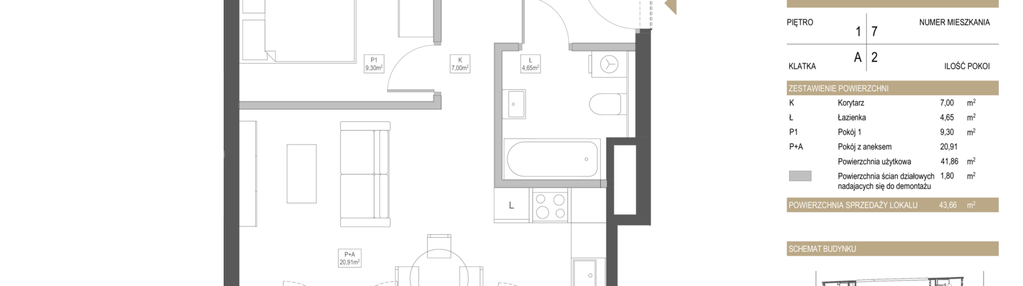 Mieszkanie w inwestycji: Garbary 68