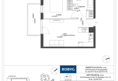 Mieszkanie w inwestycji: Rytm Mokotowa - etap 2A