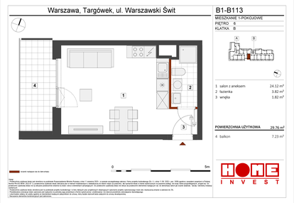 Mieszkanie w inwestycji: Warszawski Świt etap VIII