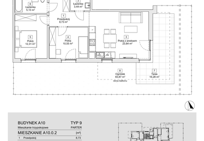 Mieszkanie w inwestycji: Zacisze Marcelin IIIa