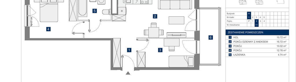 Mieszkanie w inwestycji: Apartamenty Park Matecznego Etap 2.2
