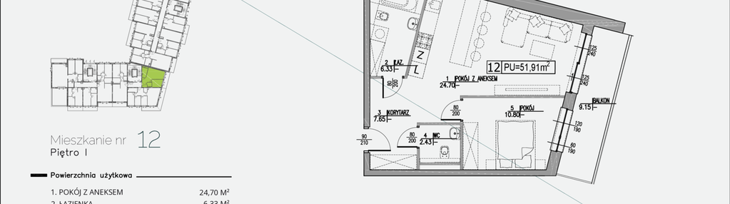 Mieszkanie w inwestycji: MANIA Apartamenty