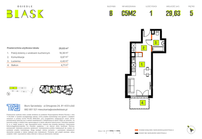 Mieszkanie w inwestycji: Osiedle BLASK - Etap I