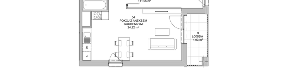 Mieszkanie w inwestycji: Francuska Park VIIIB