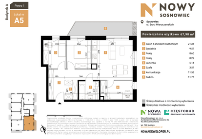 Mieszkanie w inwestycji: Nowy Sosnowiec