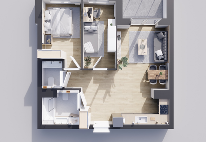 Mieszkanie w inwestycji: Odrzańskie Bulvary