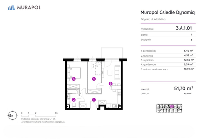 Mieszkanie w inwestycji: Murapol Osiedle Dynamiq