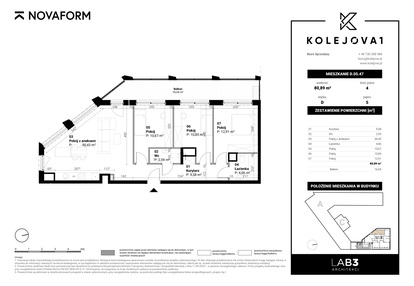 Mieszkanie w inwestycji: Kolejova 1