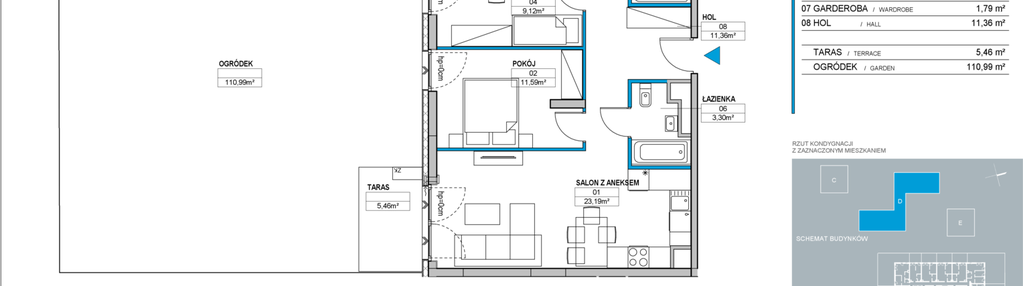 Mieszkanie w inwestycji: Nordic Bemowo - etap IV