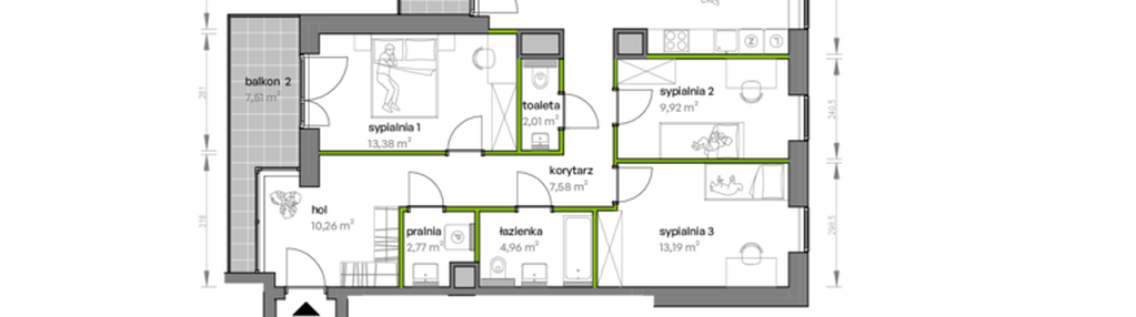 Mieszkanie w inwestycji: Ptasia Vita