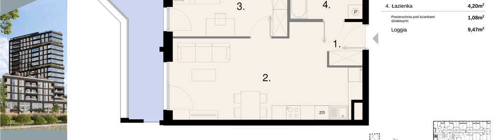 Mieszkanie w inwestycji: Sky Trust etap II - Apartamenty inwestycyjne