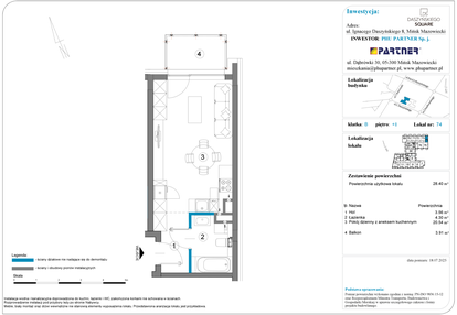 Mieszkanie w inwestycji: Daszyńskiego Square etap 1