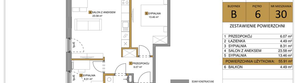 Mieszkanie w inwestycji: KOLEJ NA 19