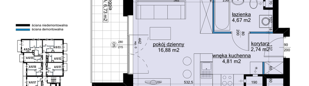 Mieszkanie w inwestycji: Osiedle Hawelańska etap III - bud. A