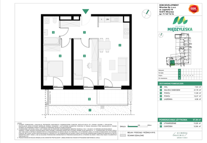 Mieszkanie w inwestycji: Osiedle Międzyleska - etap III