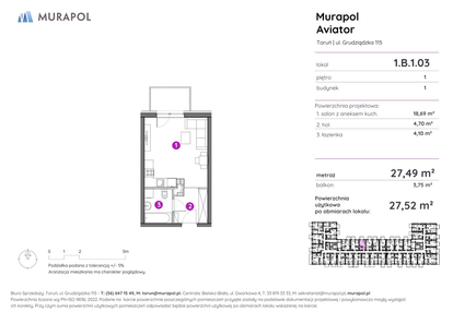 Mieszkanie w inwestycji: Murapol Aviator