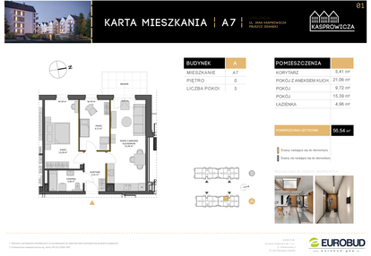 Mieszkanie w inwestycji: Osiedle Kasprowicza