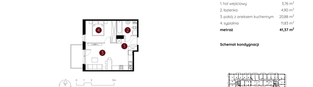 Mieszkanie w inwestycji: Murapol Novo