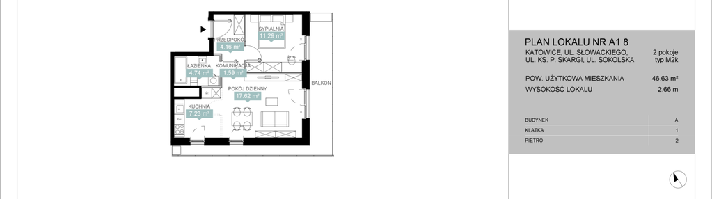 Mieszkanie w inwestycji: Mikato