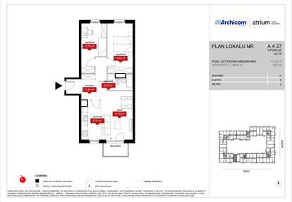 Mieszkanie w inwestycji: Atrium - Nowy Szczepin