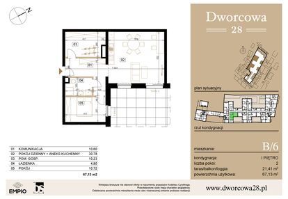 Mieszkanie w inwestycji: Dworcowa 28