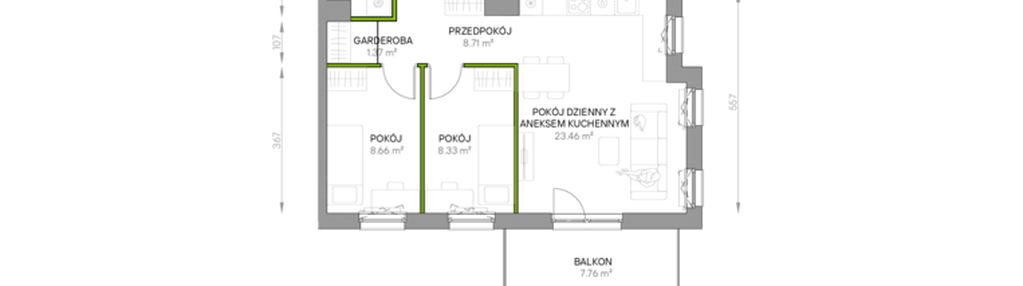 Mieszkanie w inwestycji: Południe Vita