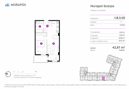 Mieszkanie w inwestycji: Murapol Scarpa