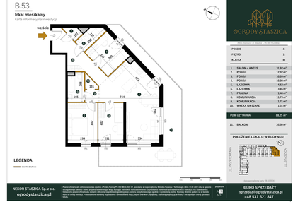 Mieszkanie w inwestycji: Ogrody Staszica