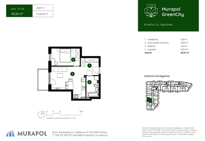 Mieszkanie w inwestycji: Murapol GreenCity bud. 2
