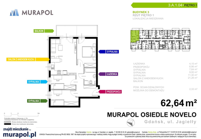 Mieszkanie w inwestycji: Murapol Osiedle Novelo