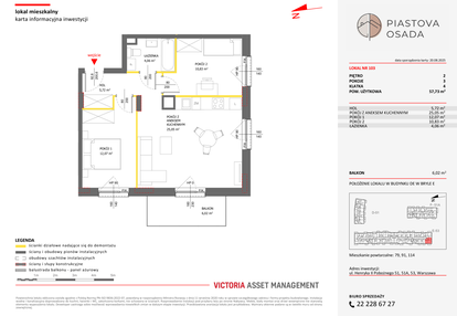 Mieszkanie w inwestycji: Piastova Osada