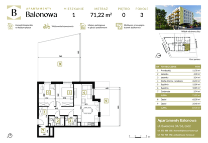 Mieszkanie w inwestycji: Apartamenty Balonowa