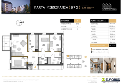 Mieszkanie w inwestycji: Osiedle Kasprowicza
