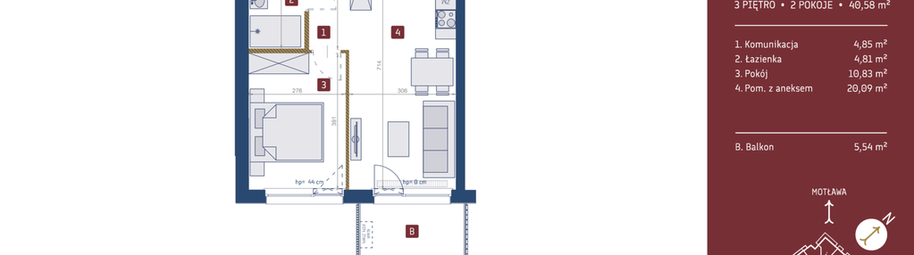 Mieszkanie w inwestycji: GEDANIA Riverside Living - apartamenty inwestycyjne