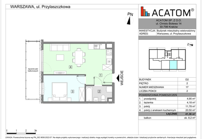 Mieszkanie w inwestycji: Wawer Go 2.0