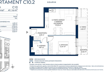 Mieszkanie w inwestycji: Sol Marina etap III