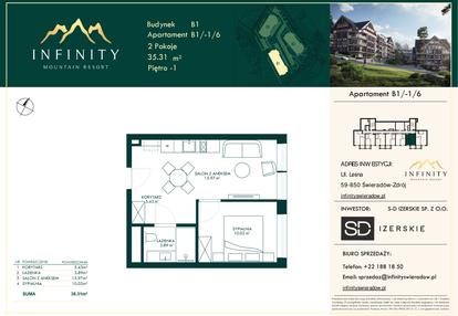 Mieszkanie w inwestycji: Infinity Mountain Resort etap 2
